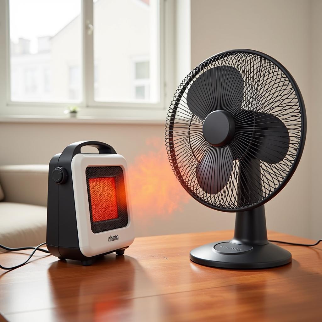 Electric Heater and Fan Combination