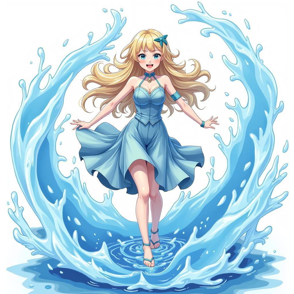 Elementalist Lux Water Form Anime Style