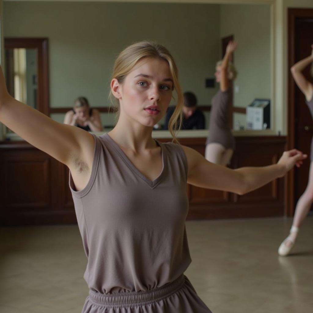 Elle Fanning's ballerina performance in the film "Somewhere"