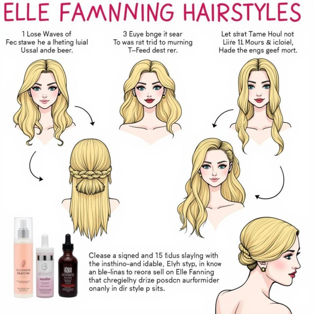 Elle Fanning Hair Tutorial Inspired Looks