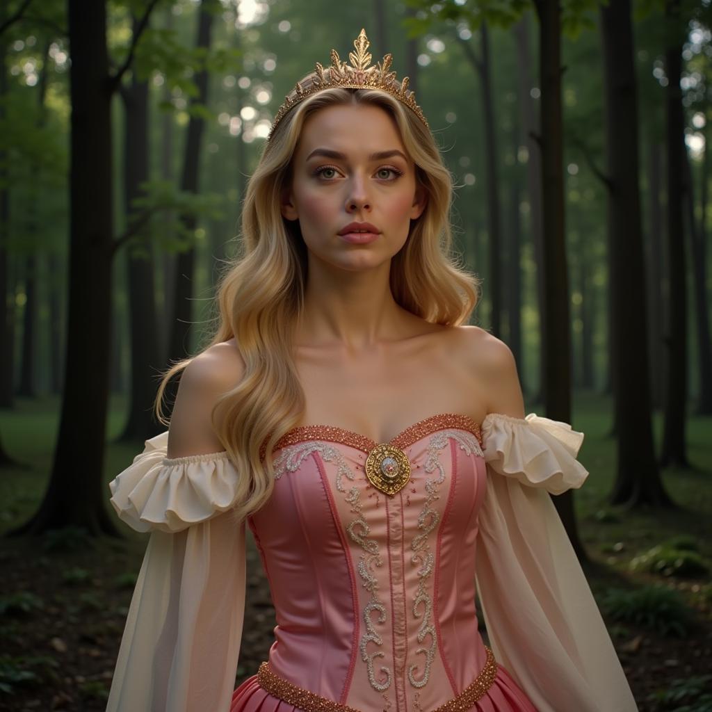 Elle Fanning as Princess Aurora in Maleficent