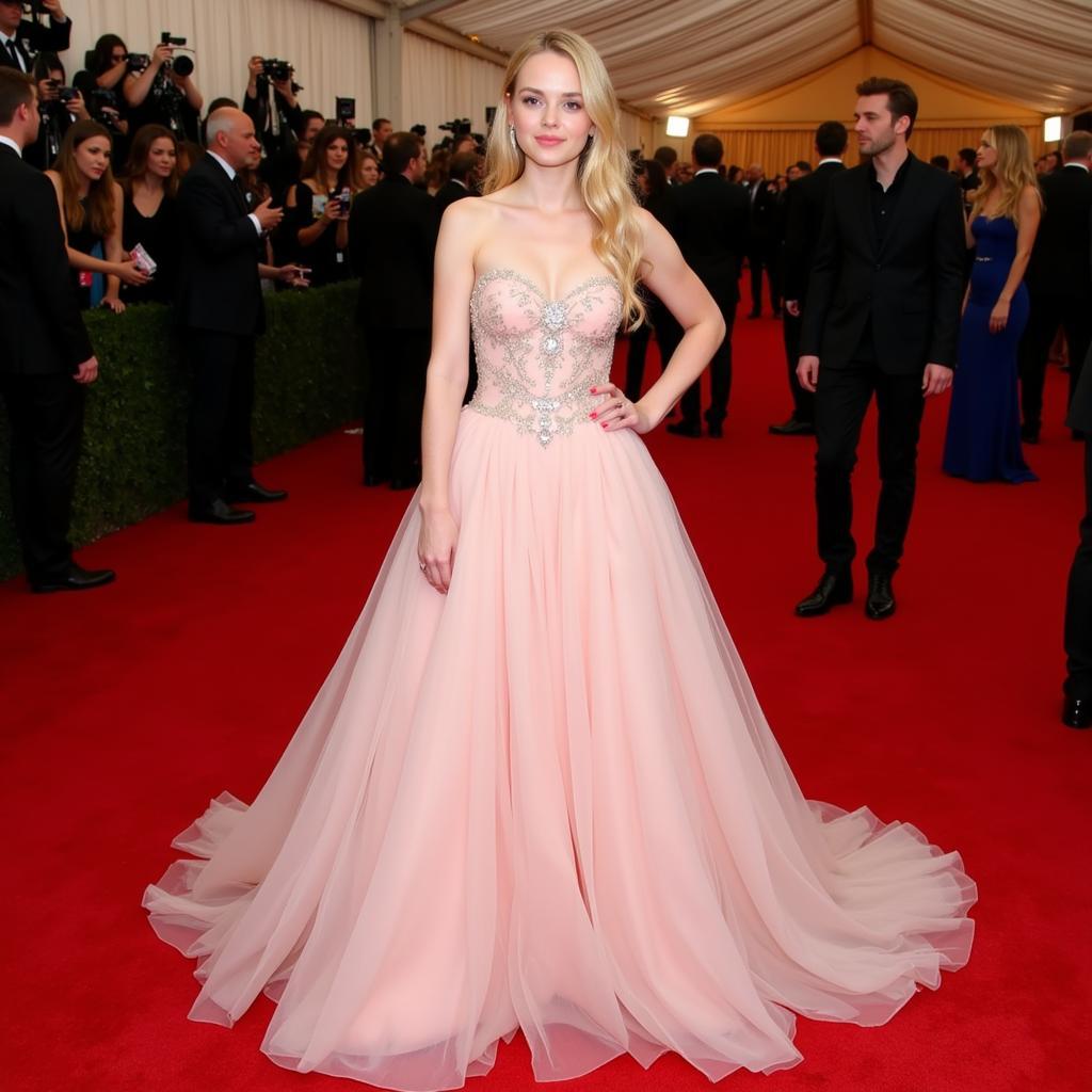 Elle Fanning's Red Carpet Elegance