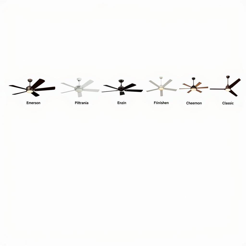 Emerson Ceiling Fan Models Showcase