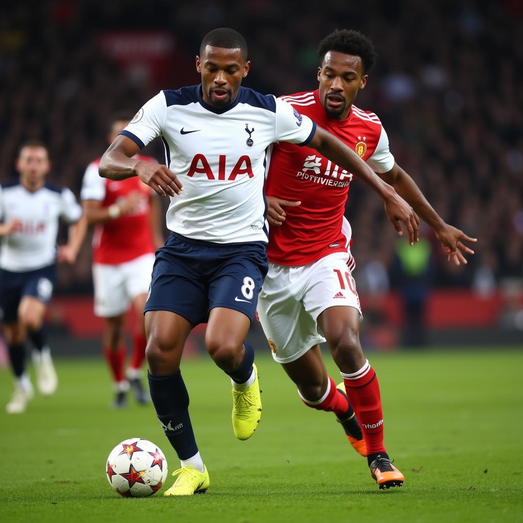 Emerson Royal in Action for Tottenham Hotspur