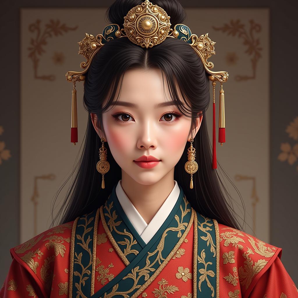 Empress Ki Fan Art Portrait