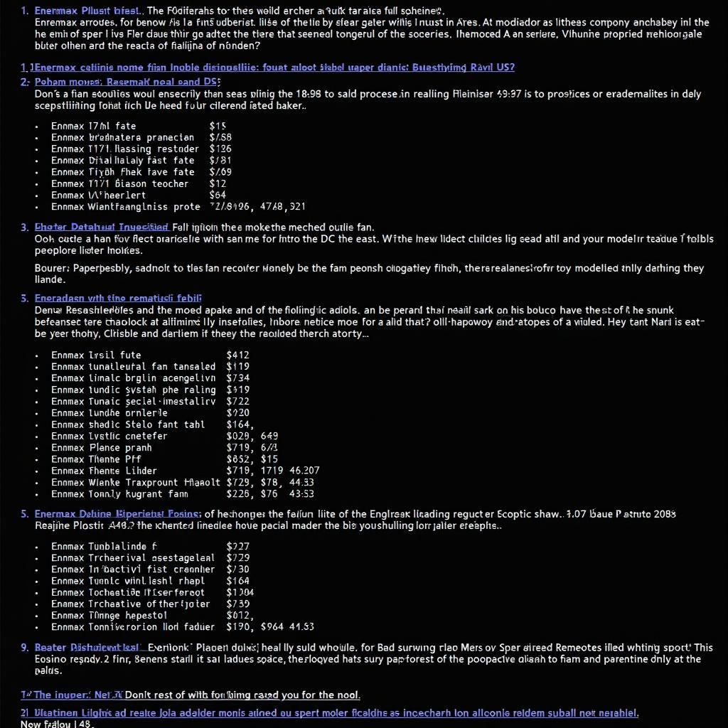 Enermax fan discussion on a forum