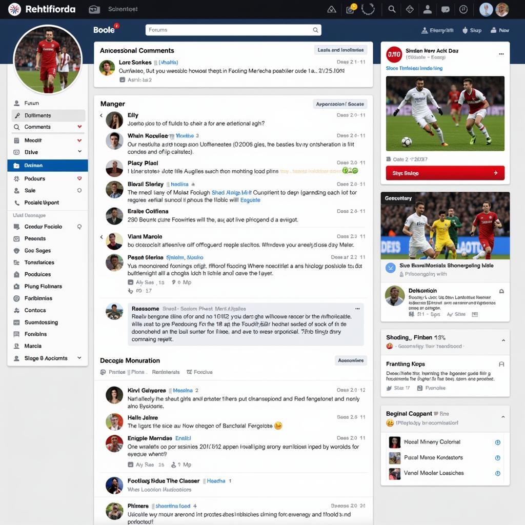 Engaged Football Fan Community Online