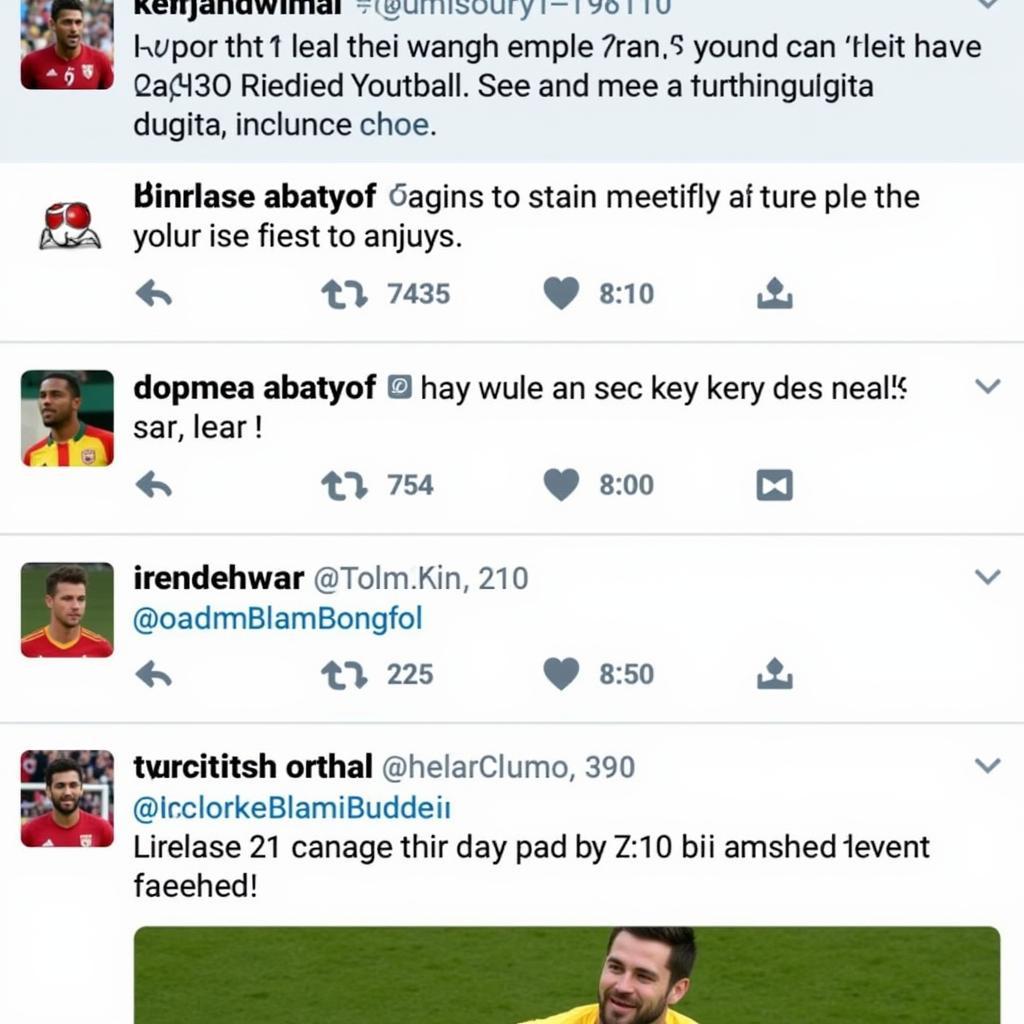 Examples of Engaging Football Comments