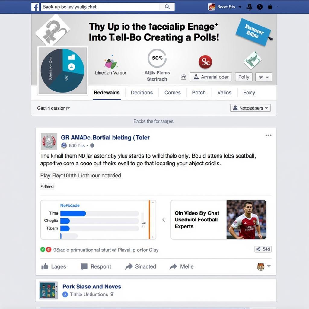 Strategies for engaging football fans on a dedicated Facebook page