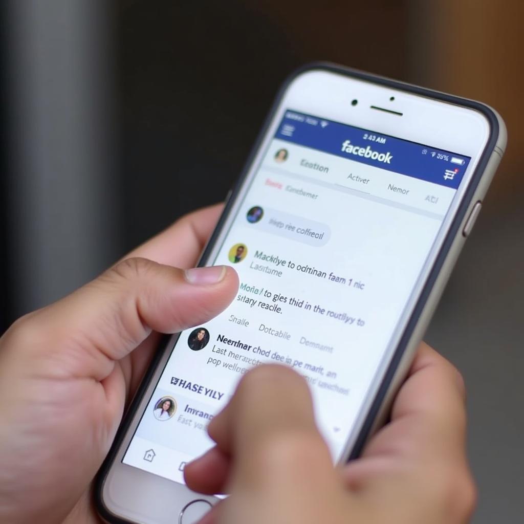 Engaging with Facebook Pages on Mobile