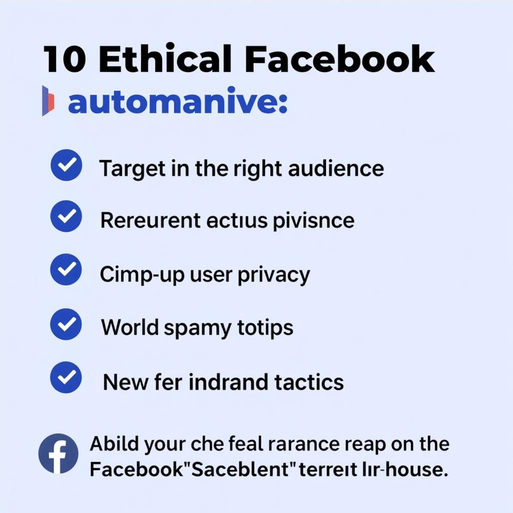 Ethical Facebook Automation Practices