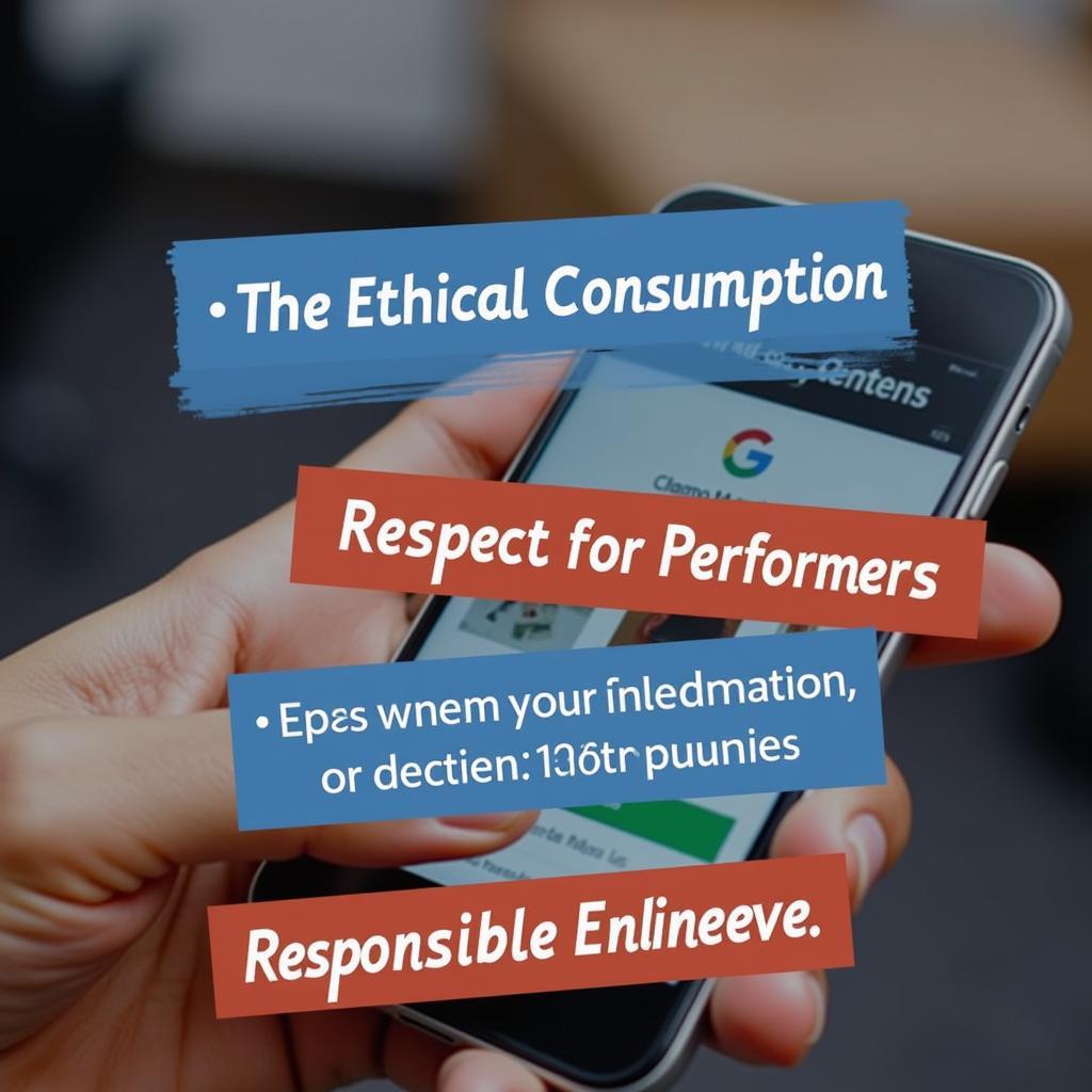 Ethical Online Adult Content Consumption and Respecting Performers