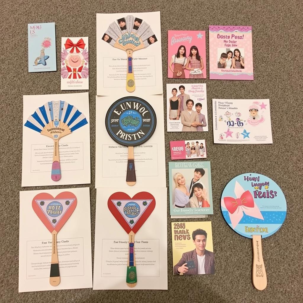 A Pristin Fan's Collection of Hand-Fans