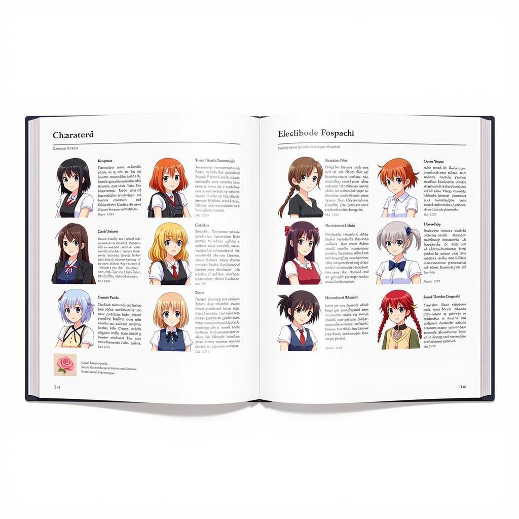 Ever 17 Character Profiles from the Visual Fan Book