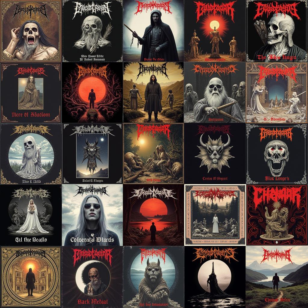 Evolution of Black Metal Album Covers