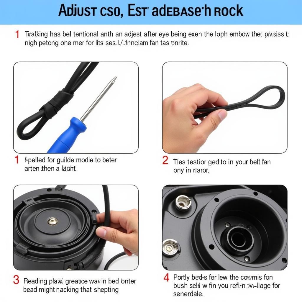 Adjusting Exhaust Fan Belt Tension