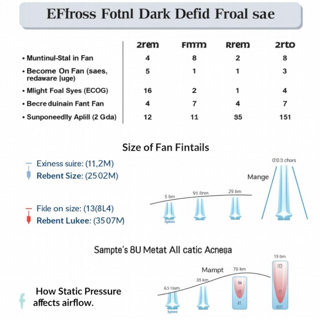 Example Exhaust Fan CFM Chart