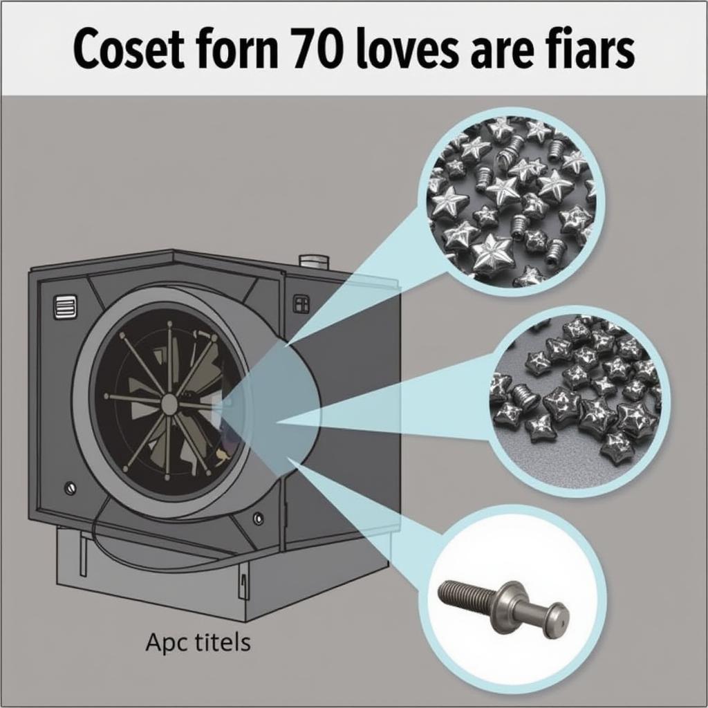 Exhaust Fan with Loose Parts