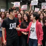 Positive EXO Fan Interaction at a Fan Meeting