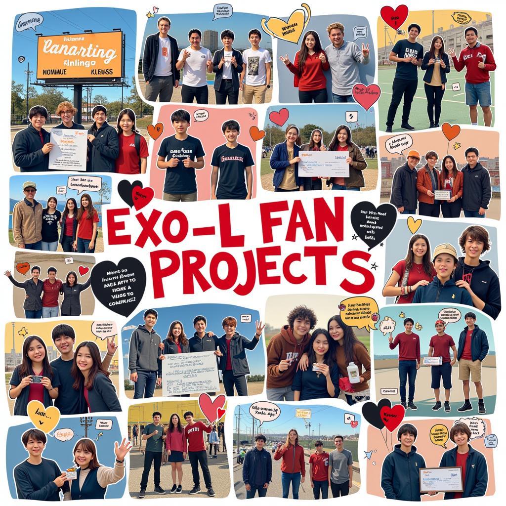 EXO-L Fan Projects Around the World