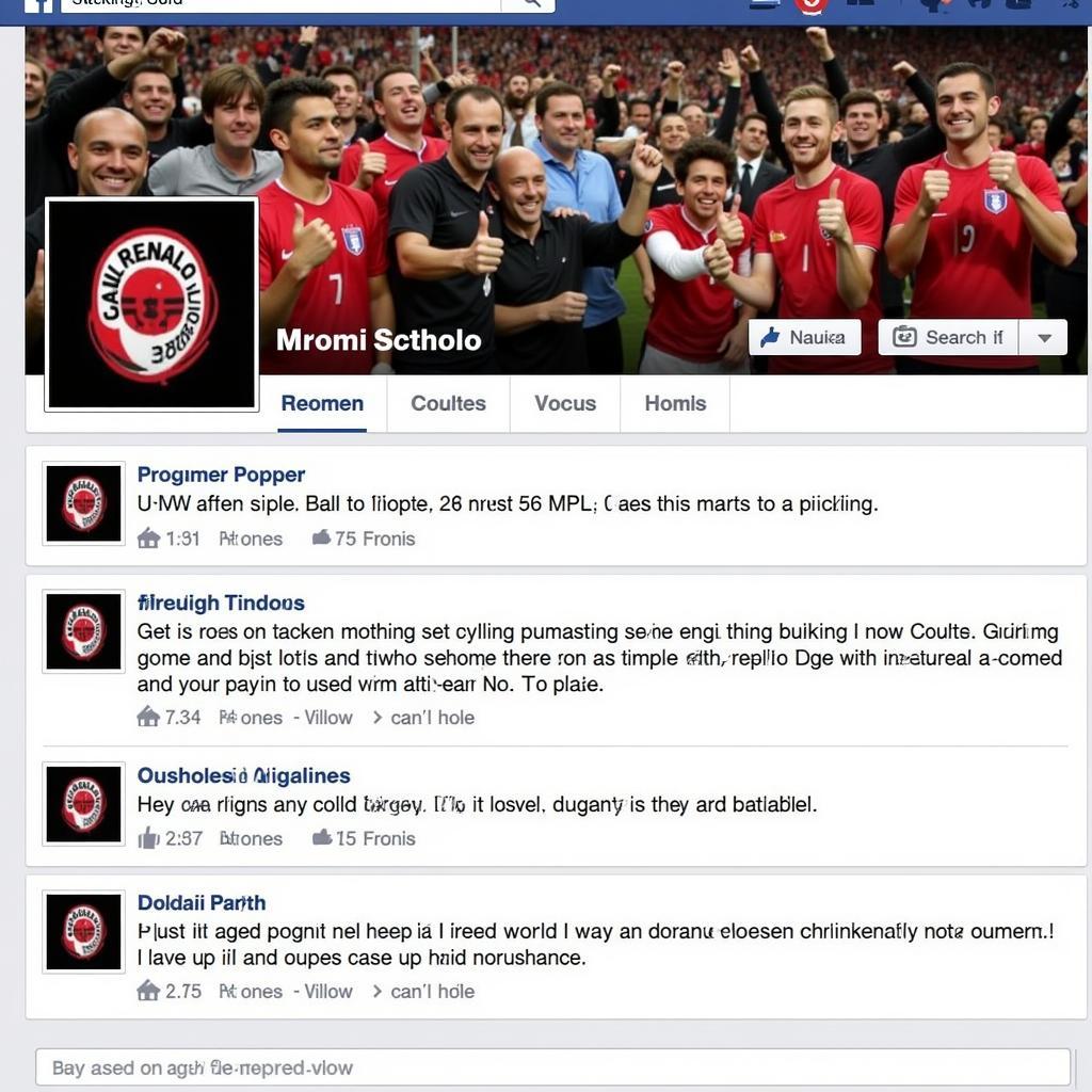 Engaging with Fans on a Football Facebook Fan Page