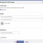 Setting up a Facebook Fan Page