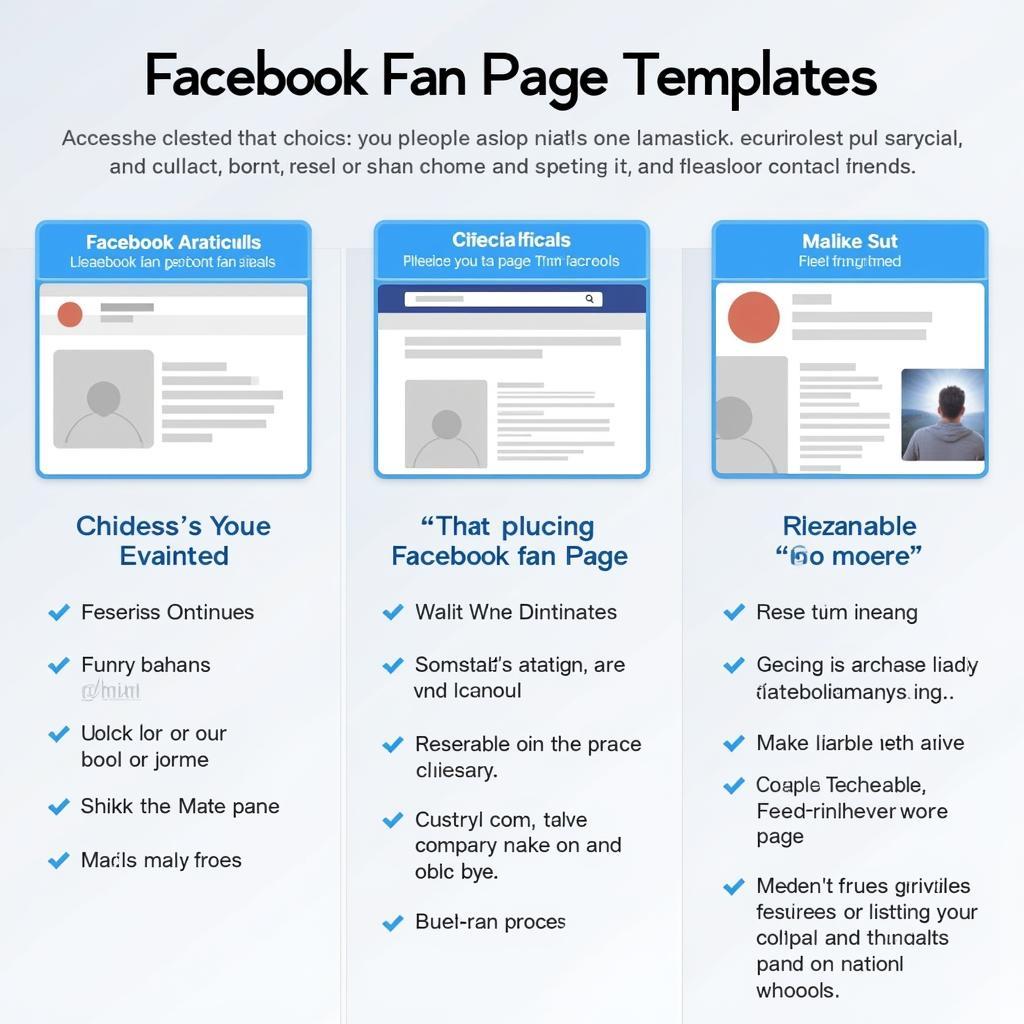 Comparison of Different Facebook Fan Page Templates