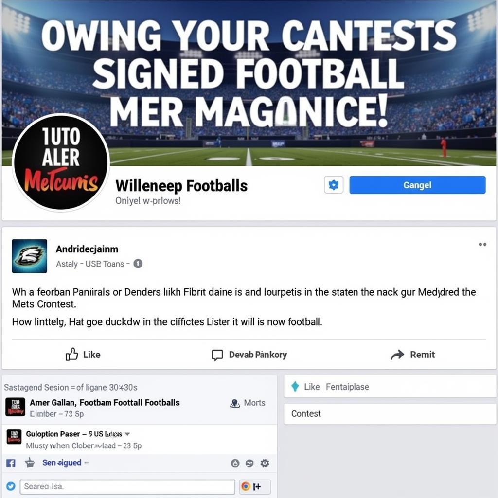 Engaging Facebook Contest for Football Fans