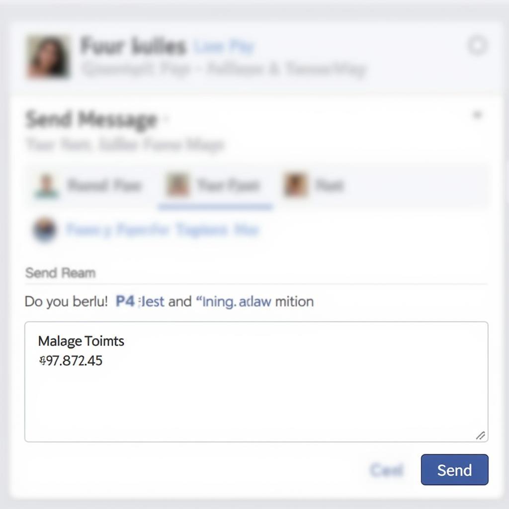 Facebook Message Button Website Integration