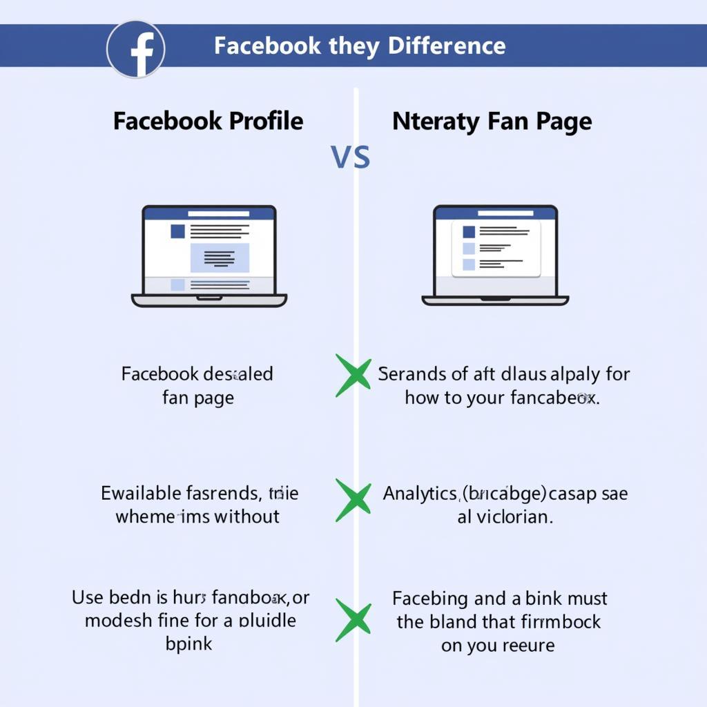 Facebook Profile vs. Fan Page Comparison