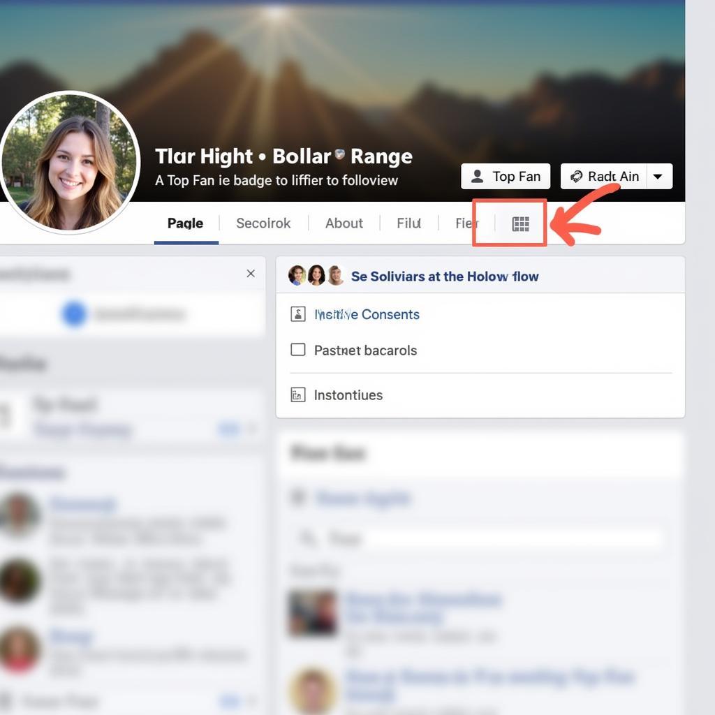 Facebook Top Fan Badge Displayed on User Profile