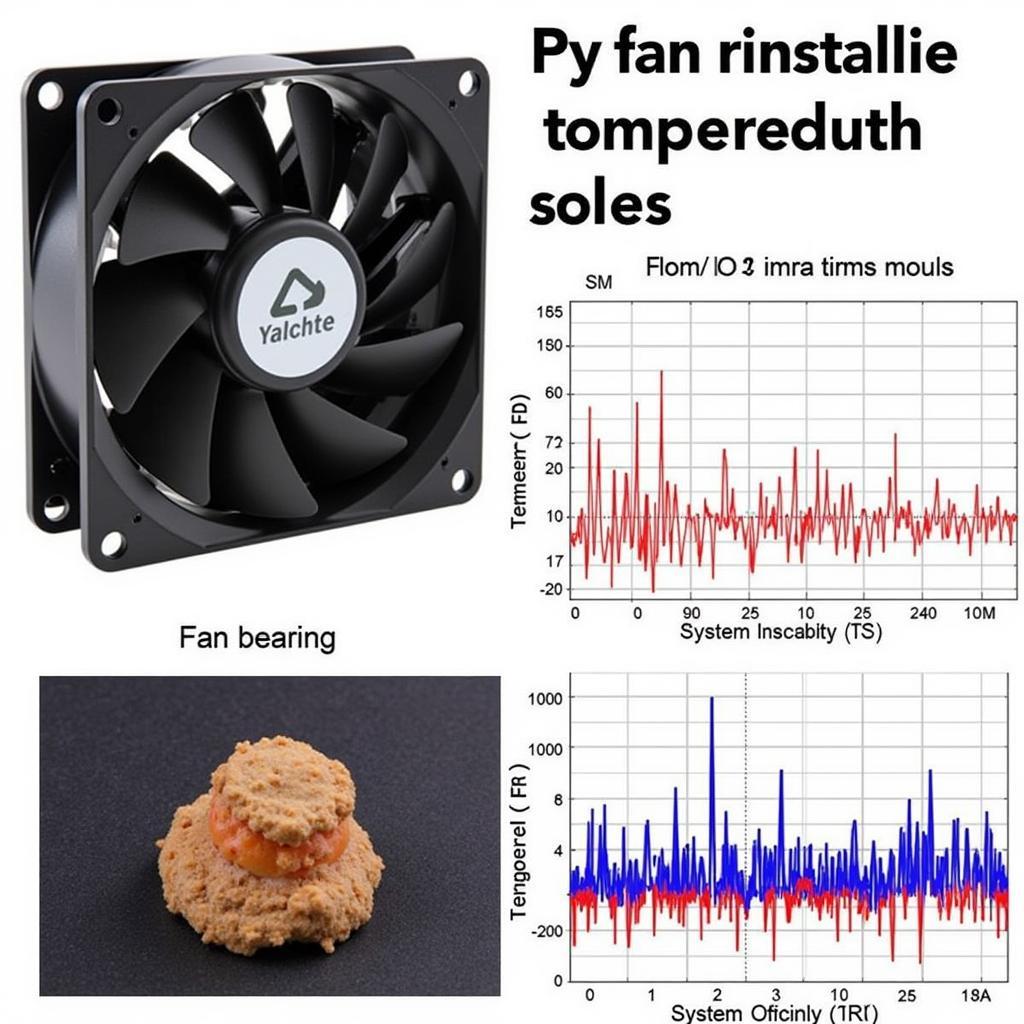 Failing PC Fan Symptoms: Grinding noises, slow rotation, and inconsistent performance.