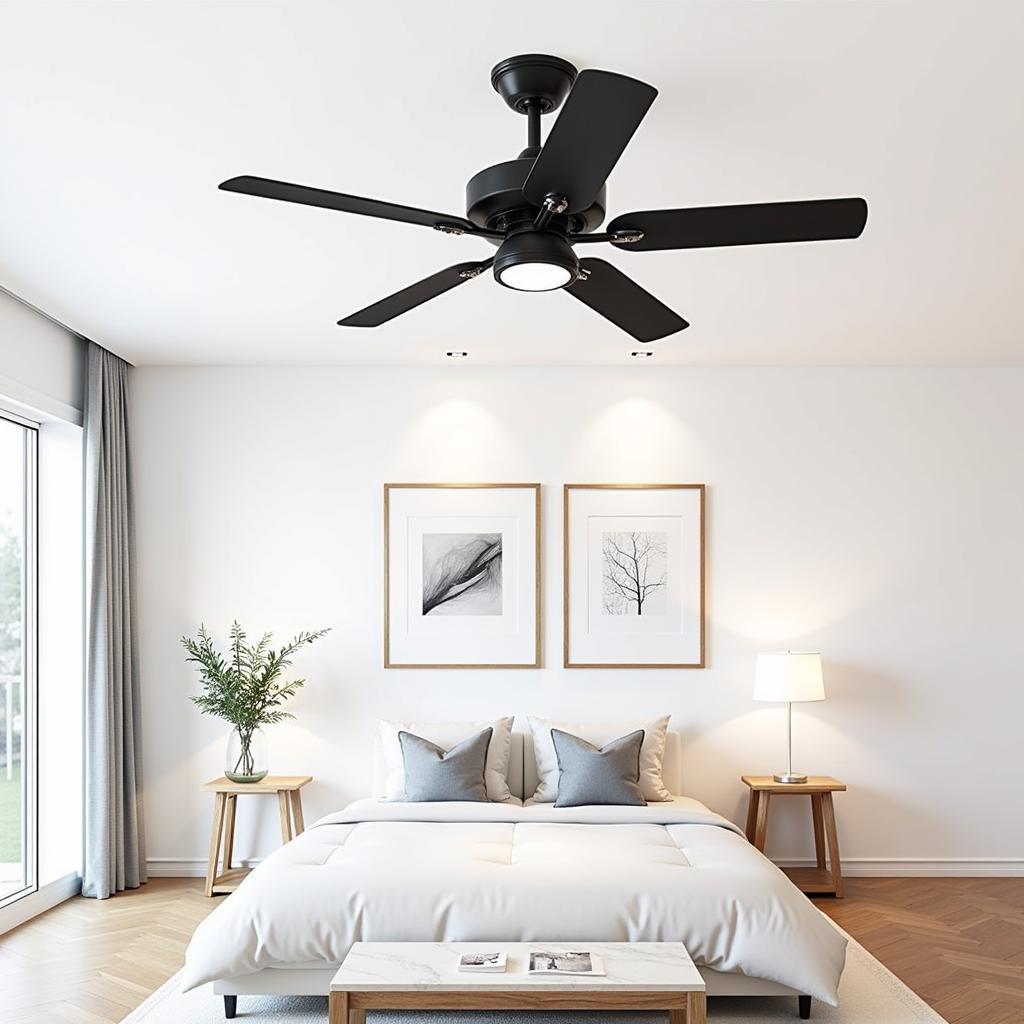 Falcon LED Ceiling Fan Installation in a Bedroom