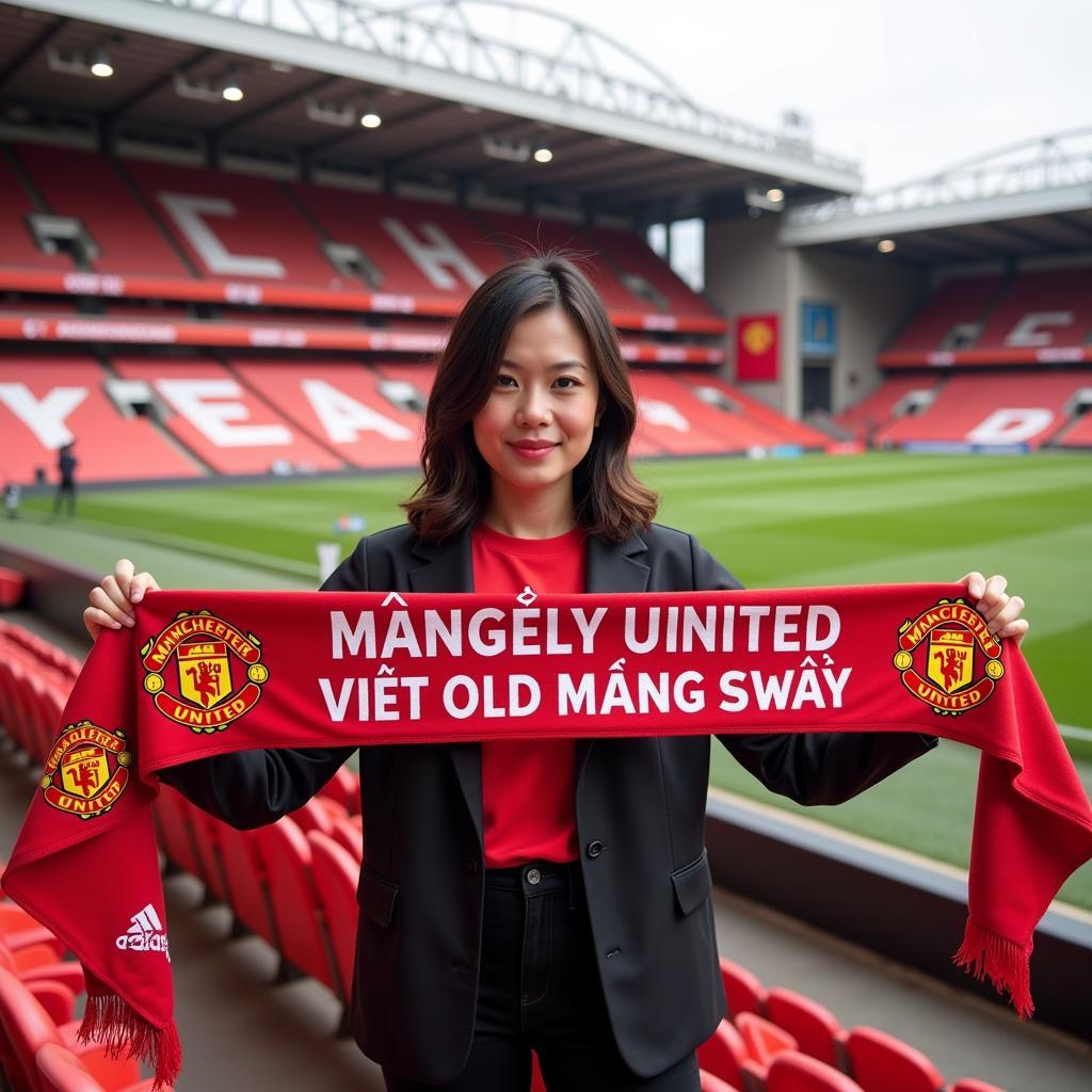 Famous Vietnamese Singer at Old Trafford