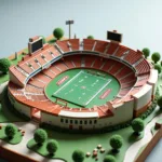 Fan-Made 3D Model of a Football Stadium