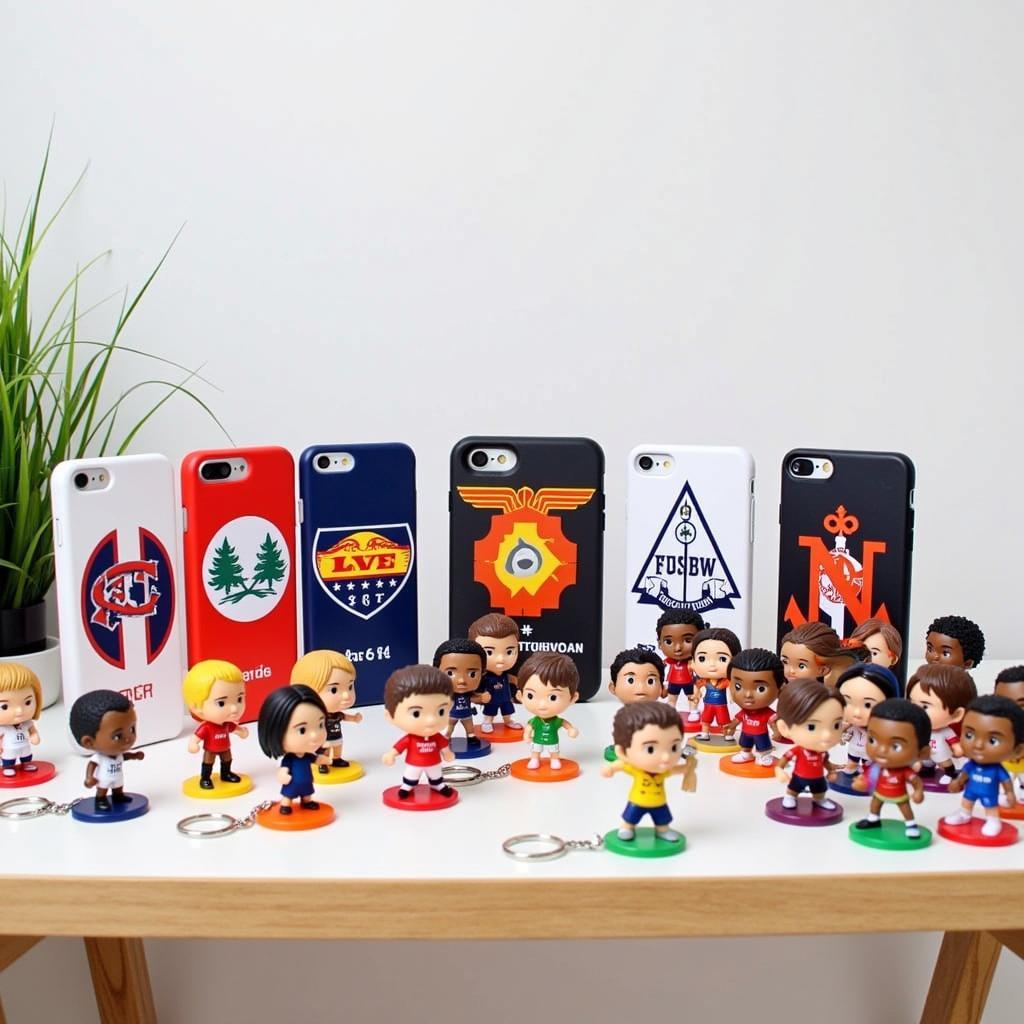 Display of 3D-Printed Fan Merchandise