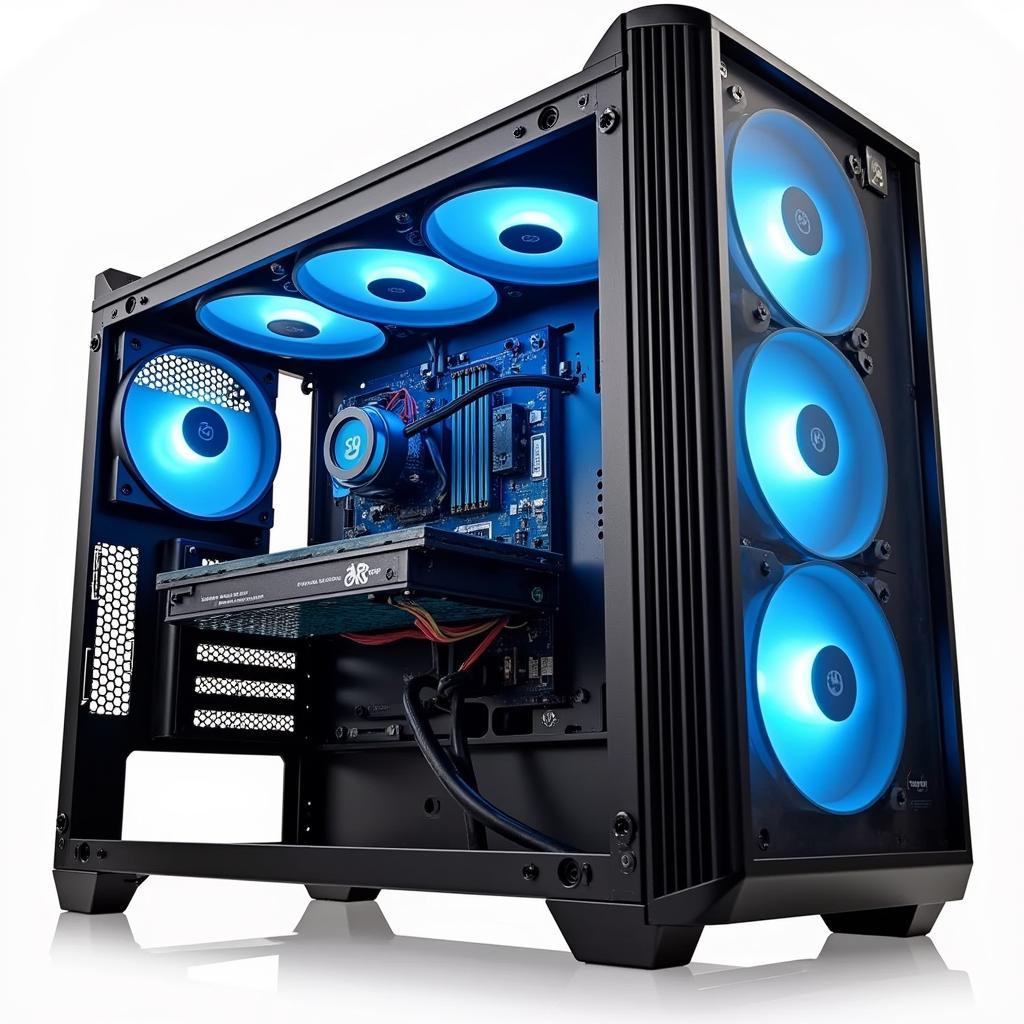 Fan Aigo P9 Installed in PC Case