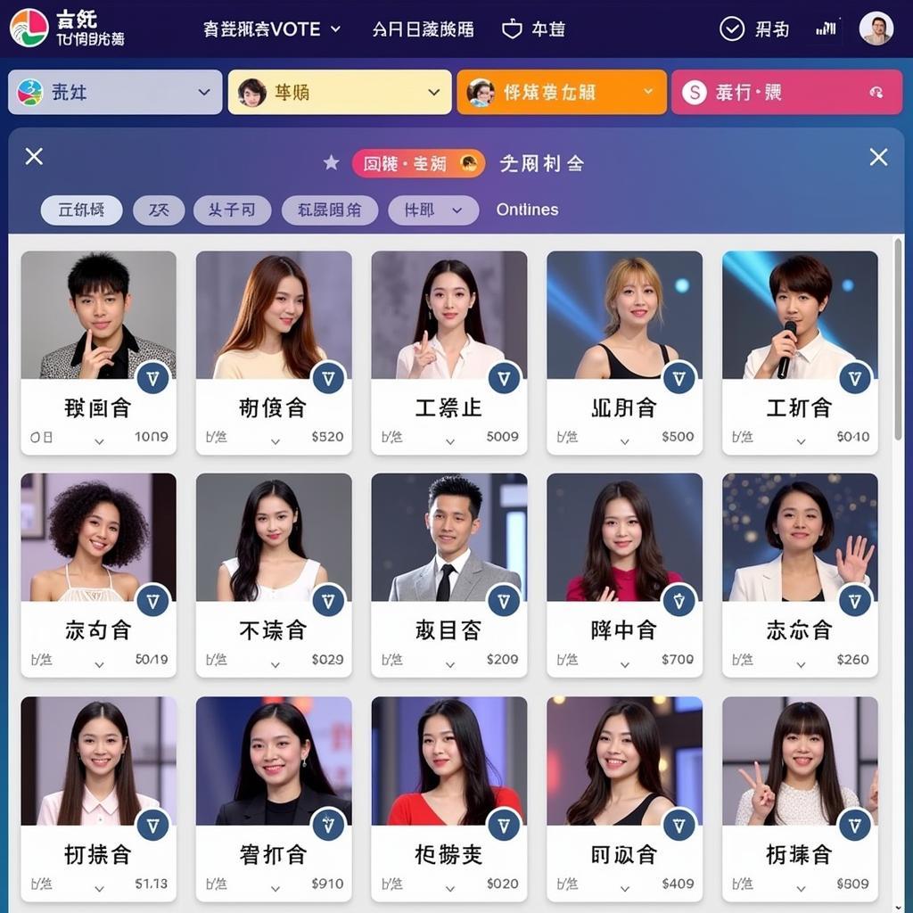 Online Voting Campaigns for Chinese Idols