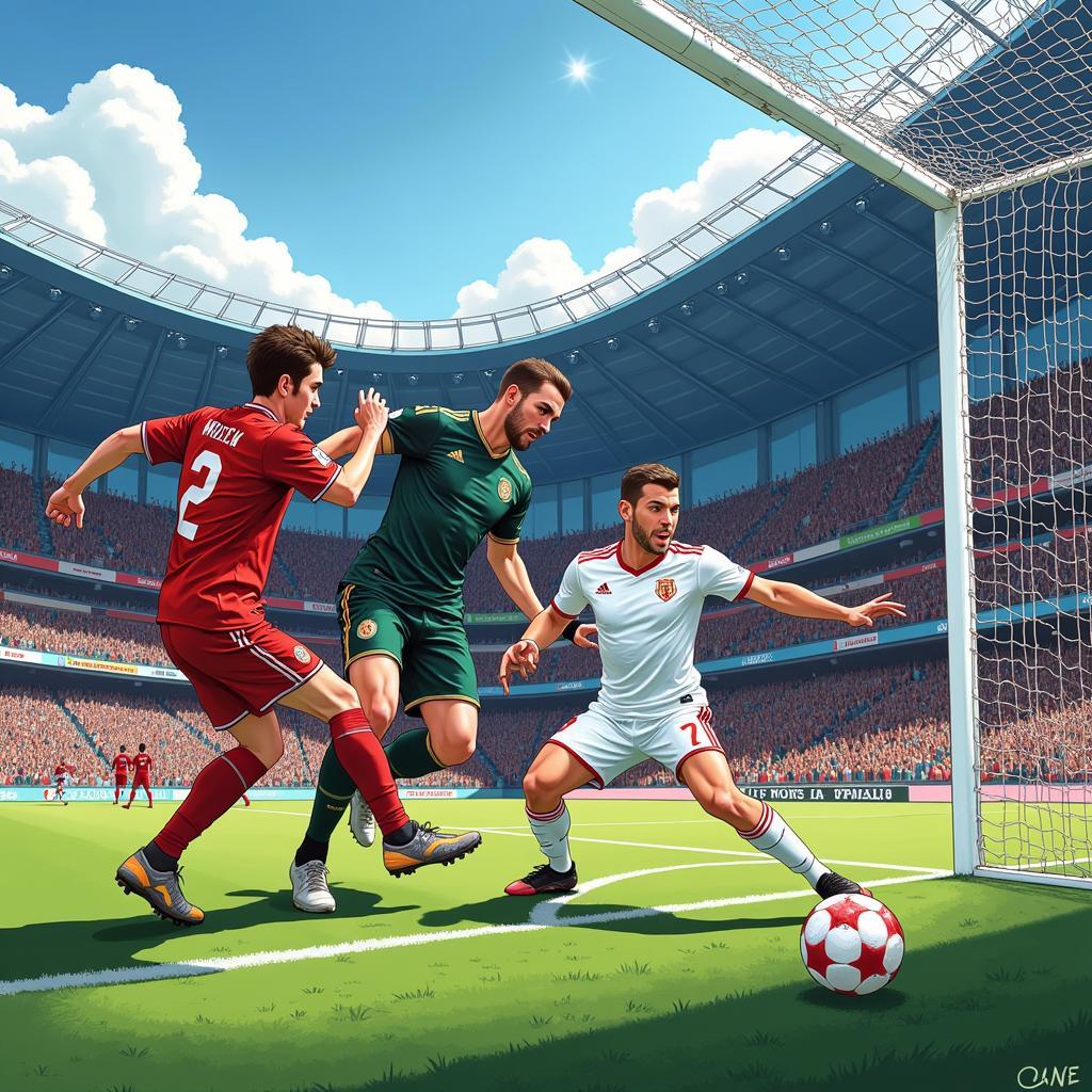 Fan Art Friday: Depiction of a dramatic Champions League Final.