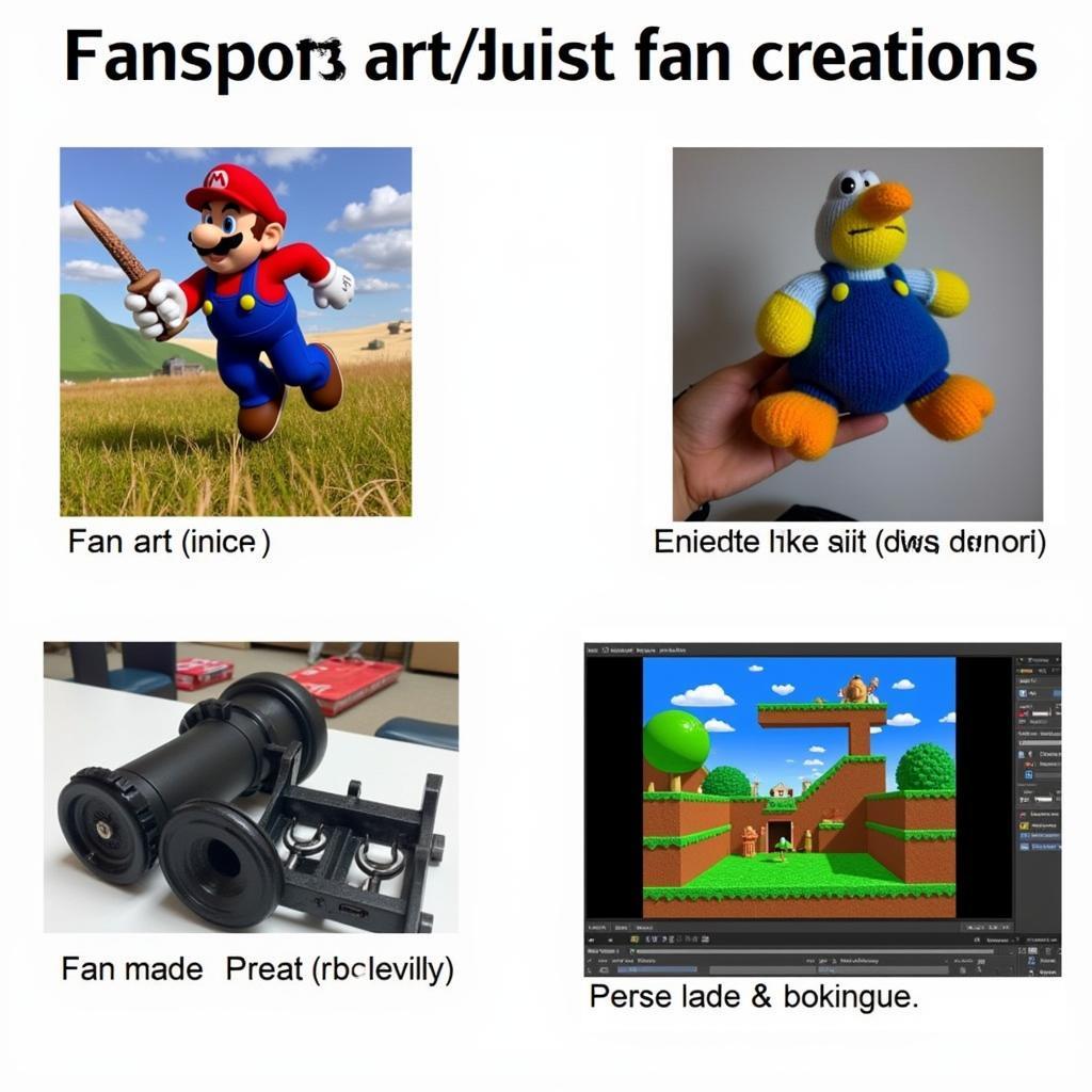 Fan Art vs. Fan Made Examples