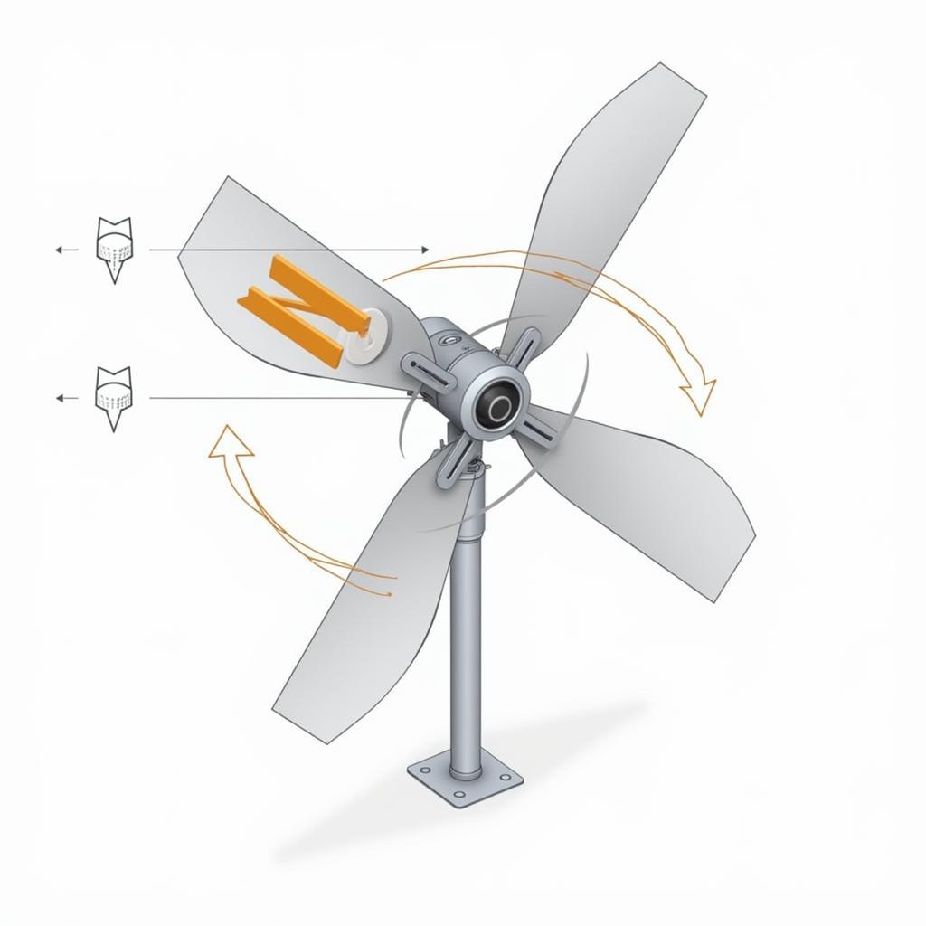 Fan-Based Wind Direction Indicator Mechanism