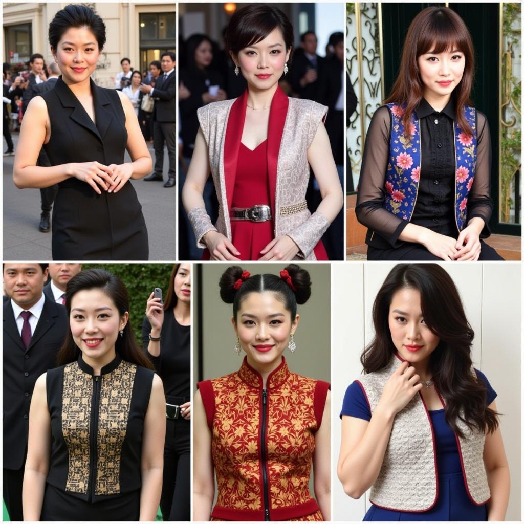 Fan Bing Bing's fashion impact and various vest styles she has worn