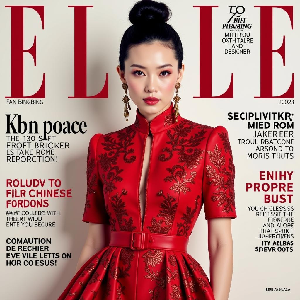 Fan Bingbing's Impact on Global Fashion through Elle