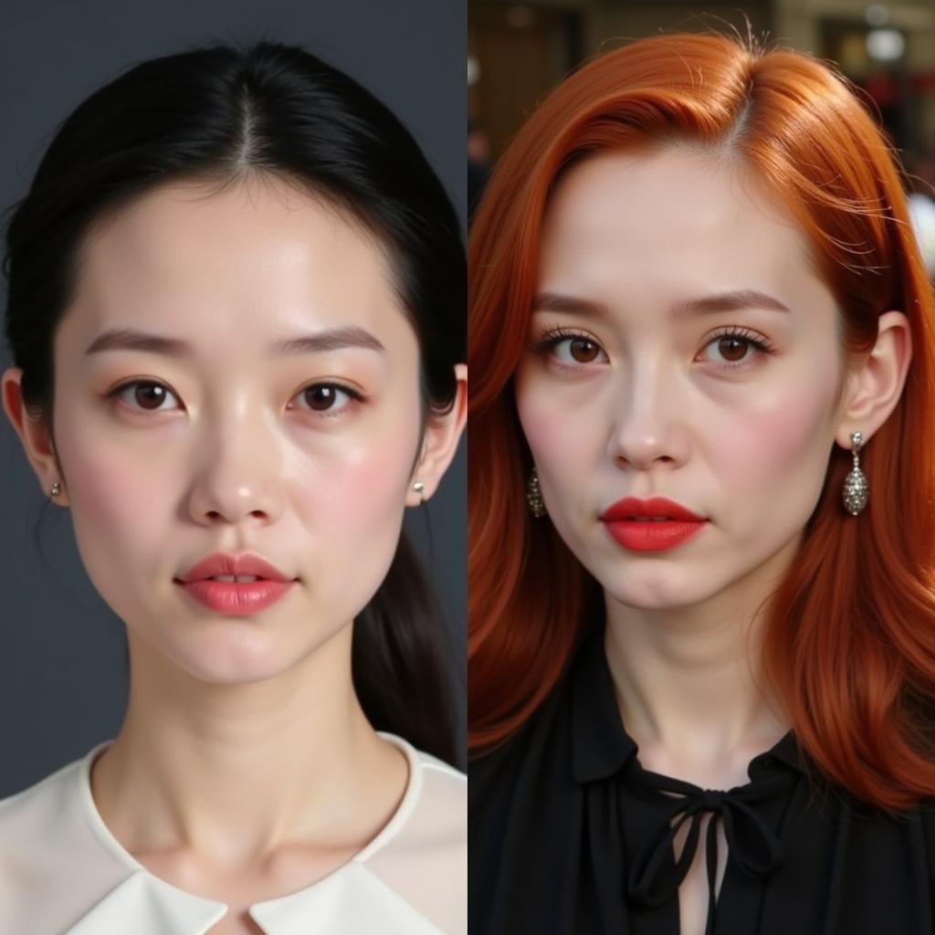 Comparing Facial Features of Fan Bingbing and Jessica Chastain