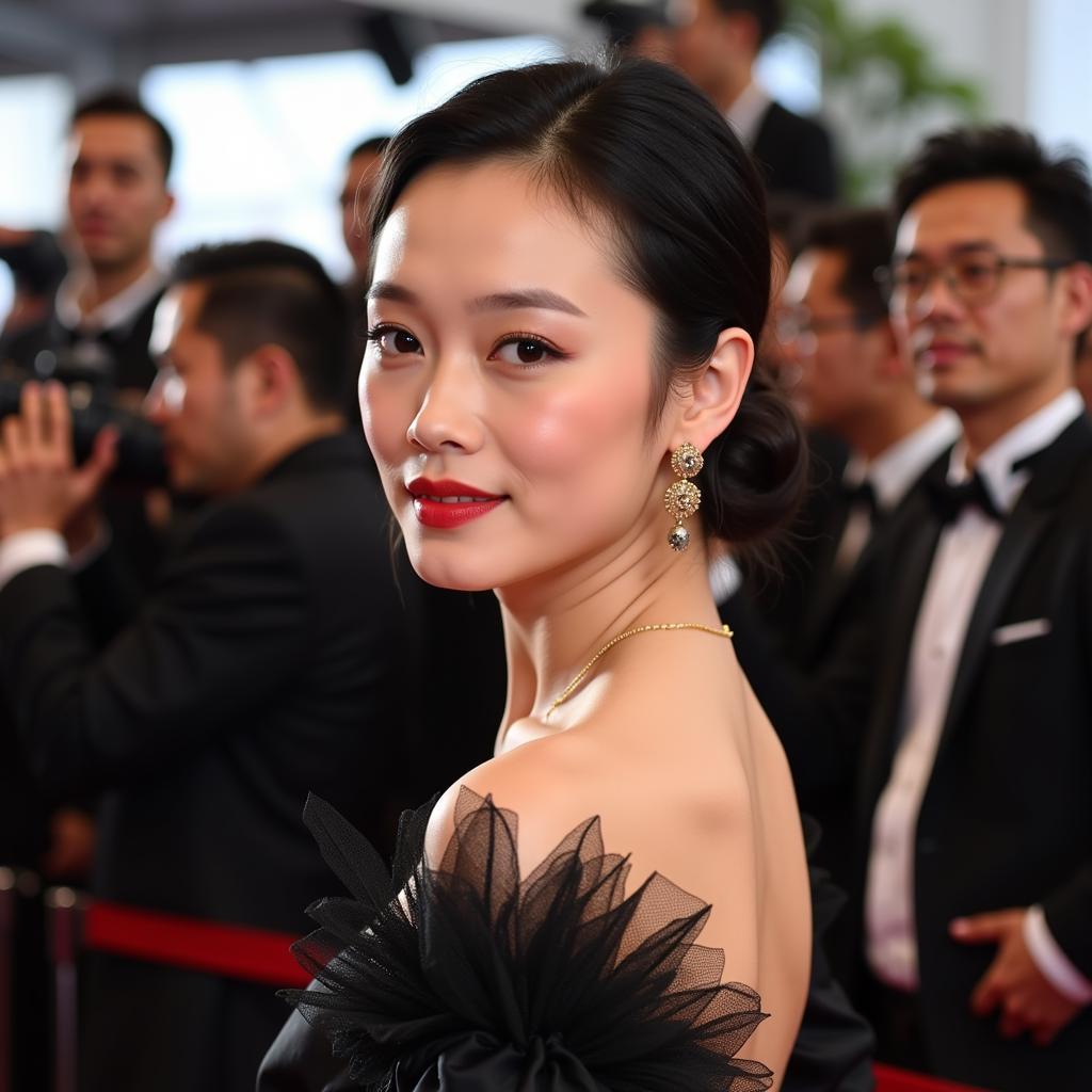 Fan Bingbing on the red carpet