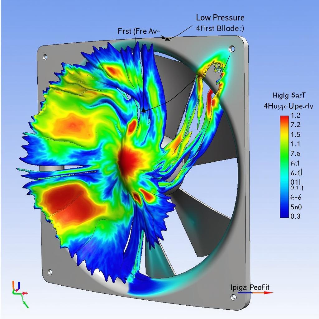 Fan Blade Aerodynamic Simulation