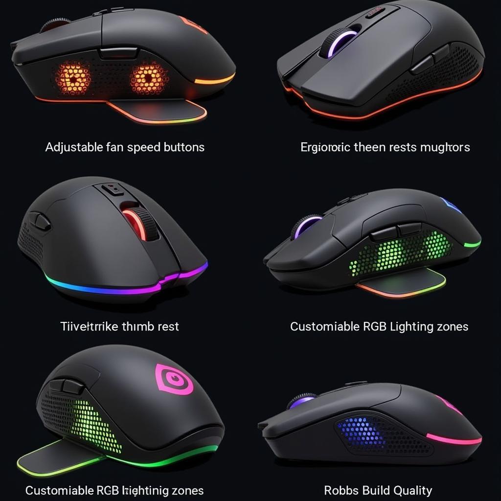 Fan Built-in Mouse Key Features