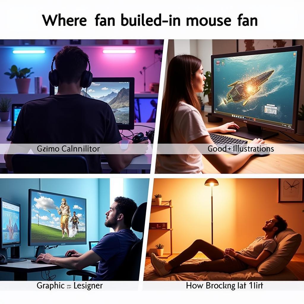 Fan Built-in Mouse User Scenarios