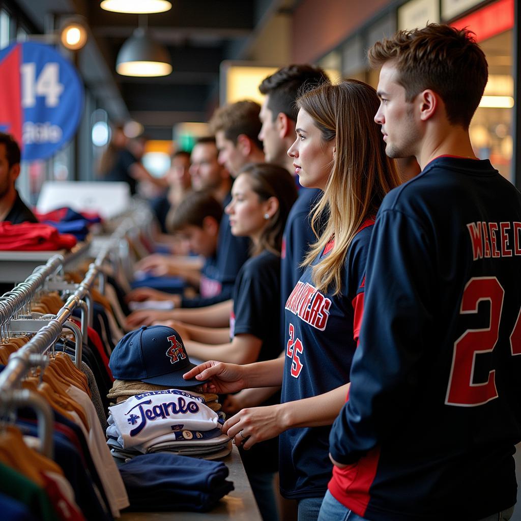 Fans Purchasing Merchandise