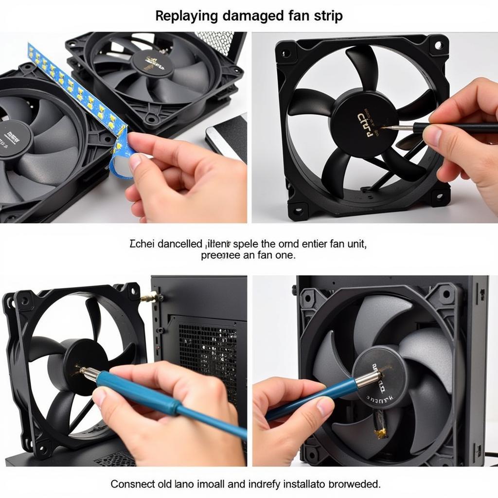 Repairing and Replacing Fan Case LED Components